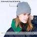 Joywant Knit Beanie Hats for Men and Women - Soft Acrylic Winter Hat - Slouchy Skull Cap - Grey - Buy Online on GoSupps.com