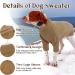 Iecoii Dog Sweater - Warm Turtleneck for Small to Large Dogs | Winter Clothing for Chihuahuas French Bulldogs & Labradors - Buy Online on GoSupps.com