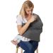 NeoTech Care Baby Nursing Cover Breastfeeding Scarf - Soft Gray Fabric - Buy Online on GoSupps.com