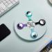 Buy Airtag Pendant 4 Pack - Key Ring Holder & Silicone Tracker Case - Compatible with Apple GPS Locator - Blue/Black/Green/Purple - Buy Online on GoSupps.com