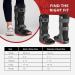 ManaMed ManaEZ Air Boot Tall CAM Boot | Orthopedic Walking Boot with Air Pump for Sprained Ankle | Foot Brace for Injury Recovery | Medium Size - Buy Online on GoSupps.com