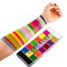 CCbeauty Professional Face Body Paint Set - 20 Colors (6 UV Glow + 14 Classic), Ideal for Halloween, Neon Face Painting, SFX Cosplay, Costume Makeup - Oil Based Large Black White Body Paints - Buy Online on GoSupps.com