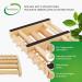 Health Zone Birch Wood Foot Massage Roller | Reflex Zone Therapy Device with Bag & Instructions - Buy Online on GoSupps.com