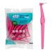 TEPE Interdental Brush Angle Angled Dental Brush for Teeth Cleaning Pack of 25 0.40 mm Extra-Small/Small Gaps Pink Size 0