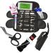 ASA TECHMED Tactical Black Emergency Survival First Aid Kit with Military Pouch + One Handed Tourniquet for Hunting, Fishing, Firefighter, Police and EMT Tactical Black 23 Piece Set