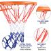 All Weather Basketball Net Replacement - Fits Standard Indoor & Outdoor Hoops - 12 Loop Red White Blue - Buy Online on GoSupps.com