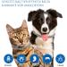 Dewel 63.5cm Adjustable Waterproof Tick Collar for Dogs - Ultimate Flea & Tick Prevention Neck Band in Gray - Buy Online on GoSupps.com