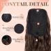 Rich Choices Ponytail Extension 32 Inch Extra Long Curly Hair Extensions Drawstring Ponytail Hair Extensions Afro Pony Tails Extensions Wavy Hairpieces - Medium Brown 32 Inch Medium Brown - Buy Online on GoSupps.com