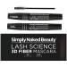 3D Lash Fiber Mascara Dark Brown - Water Resistant Lengthening Tubing Mascara for Volume - Non Toxic Hypoallergenic - Buy Online on GoSupps.com