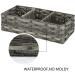 Rustic Farmhouse Toilet Paper Storage Basket with 3 Section Holder - Grey Bathroom Organizer - Buy Online on GoSupps.com