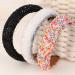 3Pcs Rhinestone Padded Headbands for Women - Wedding, Birthday, Prom, Pageant - Hair Accessories - Black, White, Multicolour - Buy Online on GoSupps.com