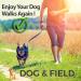 Dog & Field Figure 8 Anti-Pull Head Collar (BLUE) - One Size Soft Nylon - Comfortable & Secure - Fitting Instructions - Enjoyable Walks - No More Pulling - Buy Online on GoSupps.com