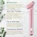 Sky Bliss Face Wand | Anti Aging Skin Care Device | Red Light Therapy & Microcurrent Tool | Lifts, Firms, & Reduces Wrinkles | Face & Neck Massager (Pink) - Buy Online on GoSupps.com