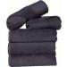 SELVEE 100% Egyptian Cotton Grey Wash Cloth Set - Pack of 5 Luxury Face and Body Towels - Soft & Premium 650 GSM Face Cloths (12X12) - Buy Online on GoSupps.com
