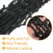 Yewell Butterfly Locs Crochet Hair 24 Inch 6 Packs - Soft Long Pre-looped Distressed Faux Locs Crochet Hair for Black Women, 1B Color - Pack of 6 - Buy Online on GoSupps.com