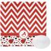 YouCustomizeIt Personalized Ladybugs & Chevron Washcloth