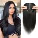 Hair Toppers for Thinning Hair Women Real Hair Toppers for Women 12inch 10x12cm Silk Base Human Hair Topper Hair Pieces for Thinning Hair Women Natural Black (1B#) 1B 12inch