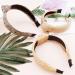 TOBATOBA 3Pcs Raffia Straw Top Knot Headbands for Women - Boho Woven Beach Hair Accessories - Buy Online on GoSupps.com
