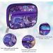 Serfeymi Weekly Travel Pill Organizer - Removable 7 Day Pill Box - Fashionable Purple Pill Case for Purse - Medicine Vitamin Supplement Container - Buy Online on GoSupps.com