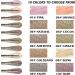 Shimmer Eyeshadow Stick Metallic Creamy Eyeshadow Pencil Crayon Eye Brightener Highlight Makeup Waterproof Long Lasting Cream Eye Shadow (#01 PINK) - Buy Online on GoSupps.com