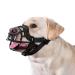 Onetigris Dog Muzzle Soft Basket Silicone Muzzles for Small Medium Large Dogs Humane Cage Mouth Cover Perfect for Grooming and Training Medium Large Aggressive Reactive Dogs (XL)