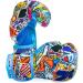 Sanabul Sticker Bomb Kids Boxing Kickboxing Training Gloves 4 OZ - Roar Rage