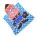 FEBE Bath Poncho Children Bath Towel With Hood Bathrobe for Toddler Pirate