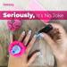 Wearable Nail Polish Holder Ring - Easy Application for Fingernail Manicure & Pedicure | Bonbon Pink Nail Polish Accessories - Buy Online on GoSupps.com