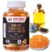 Doc Mila Organic Black Seed Oil Gummies 1500mg - Black Seed Oil Softgels Capsules with Honey, 4% Thymoquinone, Pineapple Flavor - Gluten Free, Vegetarian Capsules, Soy Free & Non-GMO