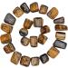 Crocon Tiger Eye Gemstone runes Elder Futhark Alphabet Engraved Symbol Rune Healing Balancing meditation Stones 25 pcs Set crystal rune Home Office Decor. Size: 15-20 mm - Buy Online on GoSupps.com