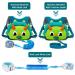 Accmor Toddler Leash Harness - Dinosaur Child Anti-Lost Wrist Link - 3-in-1 Kids Walking Assistant for Boys and Girls - Blue Vest Shape - Buy Online on GoSupps.com