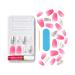 KISS Gel Fantasy Press On Nails - Pink Coffin Shape | Includes Glue 28 Nails Manicure Stick & Mini File | Fun & Jelly Design - Buy Online on GoSupps.com