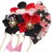Frcolor Japanese Hairpin - Classic Flower Hair Clip for Kimono Hanfu Yukata | Long Tormented Hair Clip | Elegant Black Hair Jewelry - Buy Online on GoSupps.com