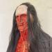 Long Hair Ghost Horror Devil Mask Halloween Mask Scary Challenge Games Evil Costume Halloween Cosplay Party Decoration Props