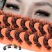 Fluffy Cluster Lashes Natural Strips False Eyelashes Wispy Individual Lashes that Look Like Extensions 7 Pairs Multipack by Eefofnn
