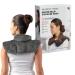 Heated Neck & Shoulder Wrap by Sharper Image - Microwavable Warm & Cooling Plush Pad with Aromatherapy (100% Natural Lavender & Herb Spa Blend) - Soothing Muscle Pain & Tension Relief Therapy - Gray Gray 1 Count (Pack of...
