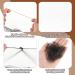 Abeillo Hair Nets for Buns Ballet Hair Net 20 Pcs 50 Cm Invisible Hair Nets and 40 Pcs U Shaped Hair Pins Set for Women Girls Ballet Dancer Nurse(Black) - Buy Online on GoSupps.com