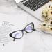 FEISEDY Cat Eye Glasses for Women - Vintage Fashion & Blue Light Blocking - Classic B2363 Bright Black Frame - Buy Online on GoSupps.com
