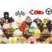 Arthsdite 24 PCS Race Car Cupcake Toppers Traffic Light Steering Wheel Trophy Flag Helmet Racing Car Cupcake Picks for Let's Go Racing Sports Theme Baby Shower Boys Birthday Party Cake Decorations Colorful - Buy Online on GoSupps.com