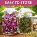 Dried Rose Peatls Whole Dry Roses Flower Buds Edible Natural Pure Organic Roses Herb for Drinking DIY Gift 0.9 oz - Buy Online on GoSupps.com