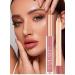 Easilydays Matte Lip Liner Pen and Velvet Lipstick Set - 12 Colors Long Lasting Waterproof Lip Stain for Women & Girls - Buy Online on GoSupps.com