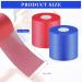 Prewrap Athletic Tape Foam Underwrap 2-Pack Rose Red and Blue 2 Rolls, 2.75 Inches x 30 Yards for Hair Wrists Elbows Knees Ankles - Buy Online on GoSupps.com