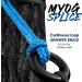 Emma Kites 100% UHMWPE Braided Cord 3/16 x 100Ft Black - Heavy Duty Abrasion Resist Utility Cord for Kitesurfing, Rigging, Spearfishing - 5500Lbs Spool - Buy Online on GoSupps.com