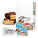 Genius Gourmet SKIPPY Peanut Butter Chocolate Flavored Wafer Protein Bars 15g Protein per serving (30% DV) 1g Sugar Chocolatey Snack Bar 10 Count