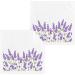 ALAZA Lavender Flowers Wash Cloth Set - 6 Pack Soft Cotton Face Cloths for Maximum Absorption - Fingertip Towels Included - Buy Online on GoSupps.com