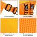 Convinit Dog Life Jacket - Waterproof Adjustable Life Jackets for Small Medium & Large Dogs - Perfect for Boating Swimming & Surfing with Reflective Strips & Handle - Orange - Buy Online on GoSupps.com