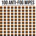 Care Touch Anti Fog Wipes for Glasses - 100 Individually Wrapped Antifog Lens Wipes - Buy Online on GoSupps.com