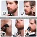 Adjustable Beard Trimmer for Men | Rechargeable 5-in-1 Grooming Kit | Electric Hair & Nose Trimmer | Body Clipper | 40 Precisions | Clean & Stubble Look | Upgraded Version - Red - Buy Online on GoSupps.com