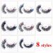 IFLOVEDEKD 10 Pairs Colored Russian Strip Lashes - 5 Colors, 8 Styles - Wispy Faux Mink - Fluffy & Long - Reusable D Curl Lash Strips - Buy Online on GoSupps.com
