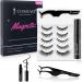 COSDAD Magnetic Eyelashes with Eyeliner - Black - 7 Piece Set